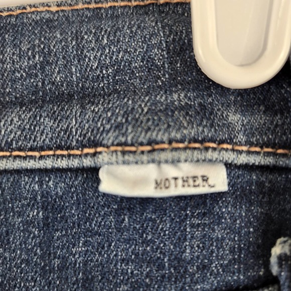 MOTHER Blue Denim Midi Skirt - Picture 5 of 8